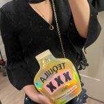 Boutique tequilla holographic crossbody bag gold Photo 3