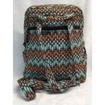 Vera Bradley Sierra Stream Print Backpack Brown Green Quilted Neutral Colorful Photo 4
