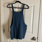 Teal Sleeveless Romper with Pockets Blue Size XS Photo 7