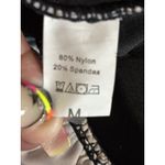 Leopard Print Black/Biege No Brand Bikini Top Ruffle Padded Adj Straps Size M Tan Size M Photo 3