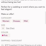 ASOS  Orange One Shoulder Sleeveless Midi Dress Photo 3