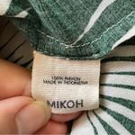 Mikoh  Hamptons Dress palm leaf print maxi womens Green (large) beach vacation Photo 5