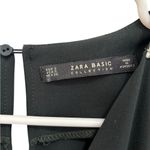 ZARA WOMAN BLACK LONG JUMPSUIT WITH BEADED SHOULDER STRIPE 8209/733/529 Small Photo 8