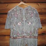 Mac Duggal  9136 Womens Embellished High Neck Butterfly Sleeve Gown Photo 11