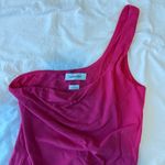 Aritzia  Babaton Contour One-shoulder Bodysuit Pink Photo 3