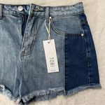 Tobi Cowboy Couture! Two-Tone Jean shorts Photo 3