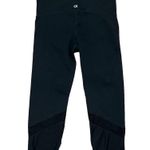 gapfit maternity Black High Rise Crop Legging XS sporty Athleisure Goth Outdoor Photo 1