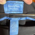 Vera Wang Simply Vera  Charcoal Gray Wide Leg Pants Size 10 Photo 2