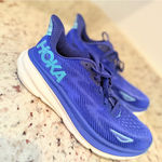 Hoka Clifton 8 Running Shoes – Women’s Size 7B – Cobalt Blue / Aqua Photo 3