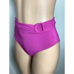 Robin Piccone New.  fuchsia high waist bikini. XS. Retails $210 Photo 6