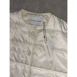 Rebecca Minkoff  quilted puffer jacket white medium‎ NWT msrp $228 Photo 5