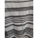 Rock & Republic Gray Striped Knit Sweater with Wavy Pattern Design XL Photo 2