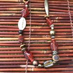Coldwater Creek Long Glass Bead Rustic Necklace Photo 3