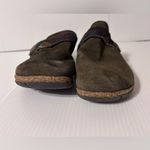 Earth Origins Olive suede clogs shoe women fits size 7 Photo 3