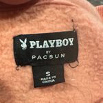 PacSun PLAYBOY RAINBOW PUFFY LOGO PEACH SWEATSHIRT S Photo 4