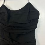 DO+BE NWT Black Ruched Strapless Mini Bodycon Dress Size Large Photo 3