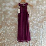 Candie's  Lace Purple Mini Dress Photo 5