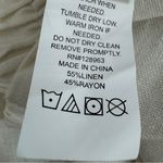 Indigo Rein Linen Cross Waist Jogger Pants Cream Juniors Large Pull On Photo 8