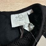 HD in Paris NWT  x Anthropologie Mesh Sleeveless Peplum Striped Top Size S Photo 3