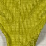 Aerie Cheekier Bikini Bottom Women's Size Small Textured Neon NWT Photo 3