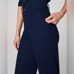  SPANXsupersmooth Stretch Twill Cropped Wide Leg Pants in Timeless Navy Photo 2