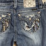 Miss Me  Mid Rise Skinny Jean Angel Wings sequin Pockets 29 Photo 4