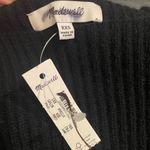 Madewell SoftWool Square-Neck Pullover Sweater Velvet Black size XXS Photo 3