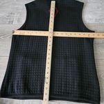 Karen Scott Ohio State Buckeyes Black Quilted Full Zip Vest OSU Patchwork Logo Red Size M Photo 12