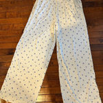 We Wore What  Ivory Floral Pajama Pants Photo 0