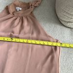 Sweet Pea NY&Co 🤎🤍 nude/pink chiffon top Photo 7