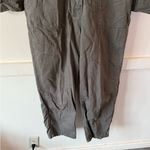 Outerknown Organic Cotton & Linen Cotton Utility Craftsman Suit Jumpsuit SZ L Green Size L Photo 4
