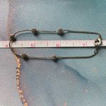 Silver Cluster Bracelets Set of 2 Twisted Chain Dainty Beads Y2K Minimalist Photo 5