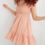 Aerie All Day Peach Smocked Dress Photo 0
