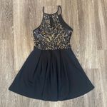 Charlotte Russe Womens Sequin Top Black Dress - M Photo 4