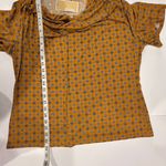 Michael Kors Women Design Cowl Neck Marigold Top Shirt - Size XL - NEW With Tags Photo 13