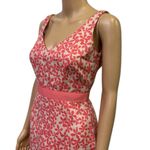 J.Crew  Linen Blend Sleeveless Zip Back with Snap Bow Classic Midi Dress Womens 0 Photo 2