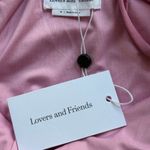 Lovers + Friends NEW‎ Revolve  Juliana Pink Ruched Dress Bodycon Stretch Medium Photo 5