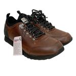 Barbour Tech Low Top Leather Lace Up Sneakers Brown Size 8 NWT Photo 0