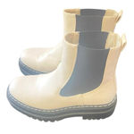 Esprit Espirt white stormi Chelsea combat boots size 7M Photo 0