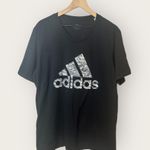 Adidas  2XL Black Camo Camouflage Short Sleeve Top  Photo 0