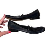 Vaneli Women's Navy Blue Leather Moccasin Loafers Size 8.5 S Narrow Casual Photo 4