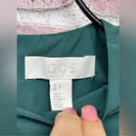 COS  volume sleeve waisted dress size 4 Photo 6