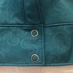 Woolrich womens 2x paisley vest deep atlantic blue fur lined zip up pocket cold Photo 6