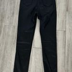 Apperloth High-Rise Black Coated Skinny Pants / Faux Leather / Size S Photo 9