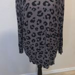 Torrid Cheetah Print Plus Size 1 Crewneck Sweater black grey Photo 2