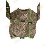 Blu Pepper  Textured Knit Sweater in Brown Photo 5