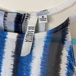 BB Dakota FINAL SALE -  Tank Top Sleeveless Blouse Black Blue White Stripes NWT Photo 4
