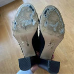 mix no. 6 Black Lace Up Block Heels, Cocktail Party Sandal Heels, Size 10 Photo 11