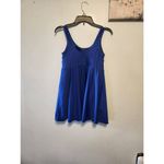 Torrid  Wireless Long Length Scoop Swim Dress Blue 00 M L 10 Photo 1