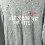 Abercrombie & Fitch Abercrombie Fitch Women Medium Pullover Sweatshirt Crew Y2K‎ New York 90's Gray Photo 7